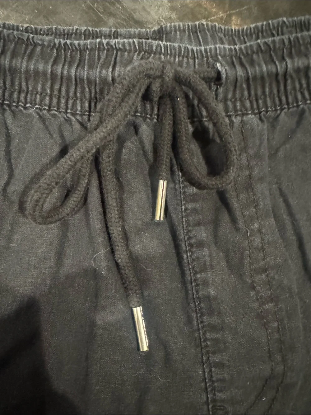 Forever 21 Men Black Elastic Waist Shorts
